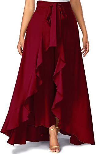 H Women'S Regular Maroon Skirt