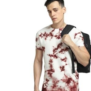 JACK & JONES Men's Printed Regular Fit Crew Neck T-Shirt