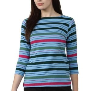 Van Heusen Women's Cotton Regular Fit T-Shirt