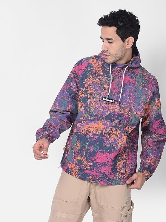 Timberland Men Multi Color Lightweight Hooded Sweatshirt - Image 5