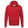 Mens Authentic Hooded Sweatshirt/Hoodie (2XL) (Classic Red)