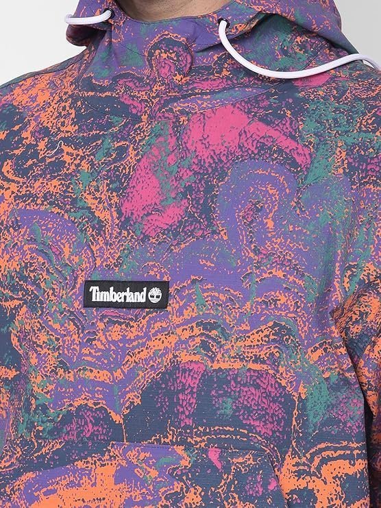 Timberland Men Multi Color Lightweight Hooded Sweatshirt - Image 3
