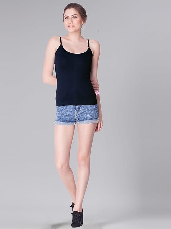 Women's Solid Slim Fit Cami Shirt - Image 2