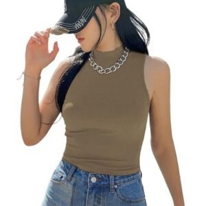 Women Cotton Blend Solid Slim Fit T-Shirt