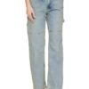 INKAST Regular Women's High Waist Full Length Cargo Loose Fit Jeans