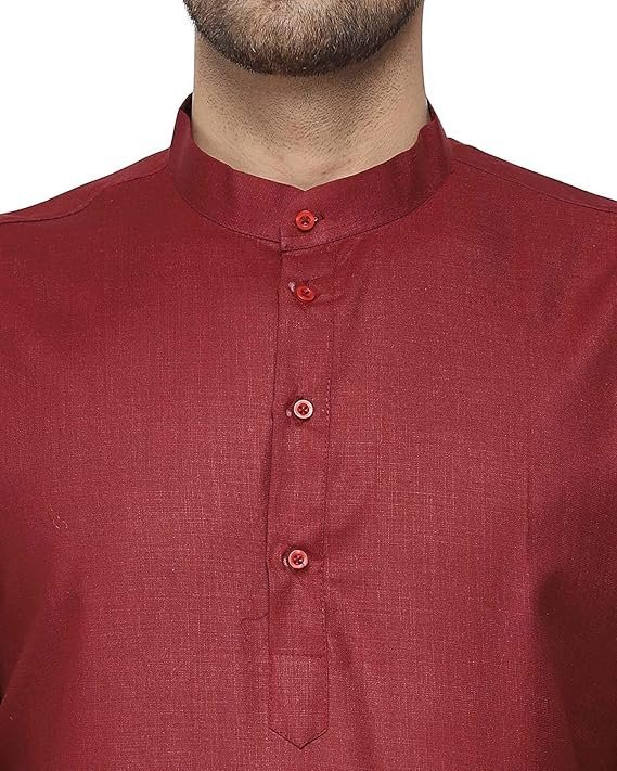 Men's Cotton Blended Traditional Kurta Only (Ethnic Wear) - Image 2